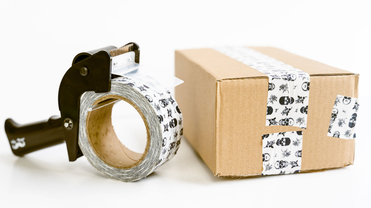 Skull Rose Packaging Tape 2&quot;