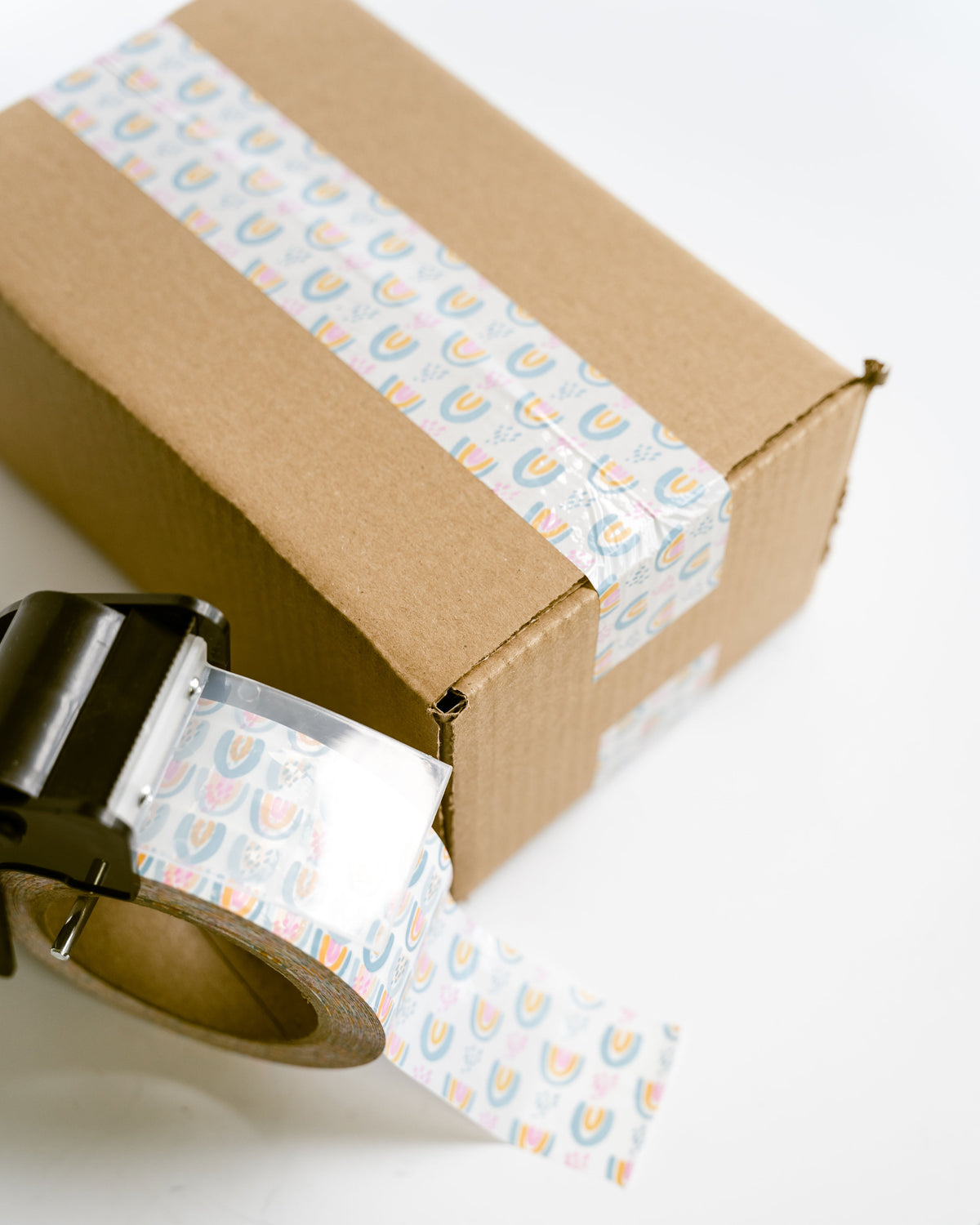 Boho Rainbow Print Packaging Tape 2&quot;