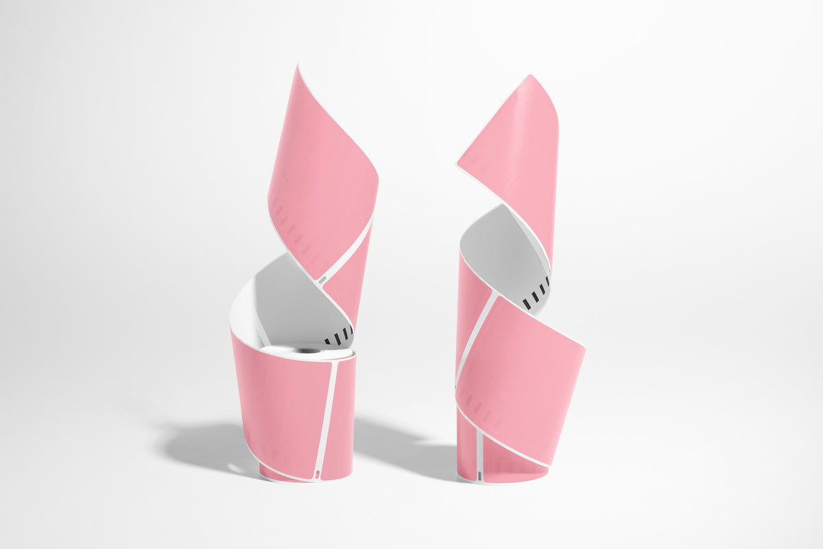 4X6 Thermal Label Pink Roll (300 Count)