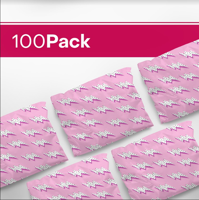 Lightning Bolt Polymailers 10&quot;x13&quot;