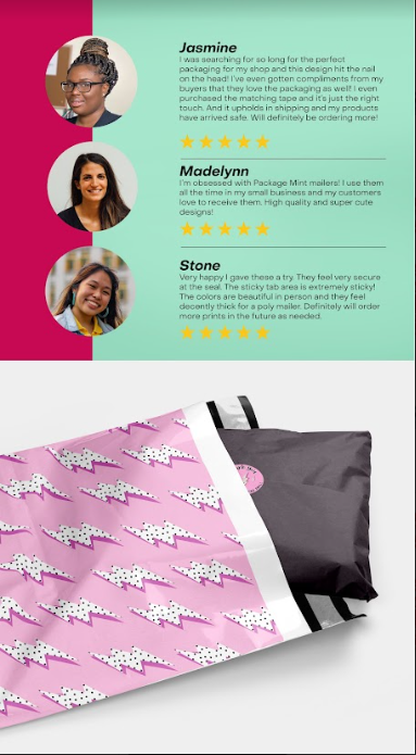 Lightning Bolt Polymailers 10&quot;x13&quot;