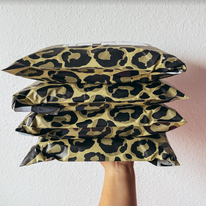 Leopard Print Polymailers 10&quot;x13&quot;
