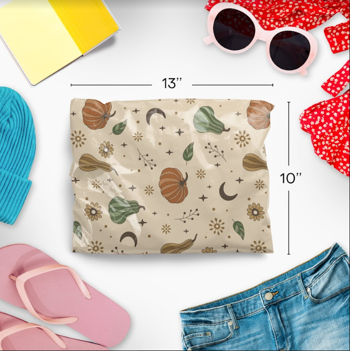 Oh My Gourd Fall 10x13 Polymailers