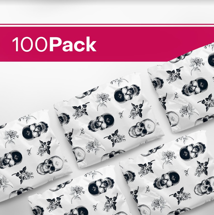 Skull Rose Polymailers 10x13&quot;