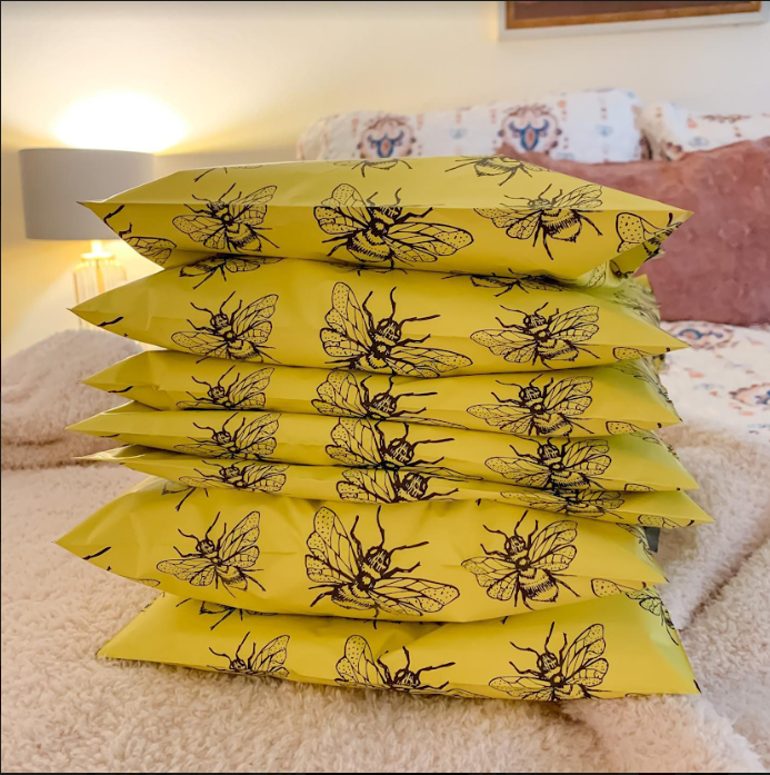 Bees Polymailers 10&quot;x13&quot;