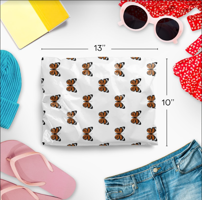 Monarch Butterfly Polymailers 10&quot;x13&quot;