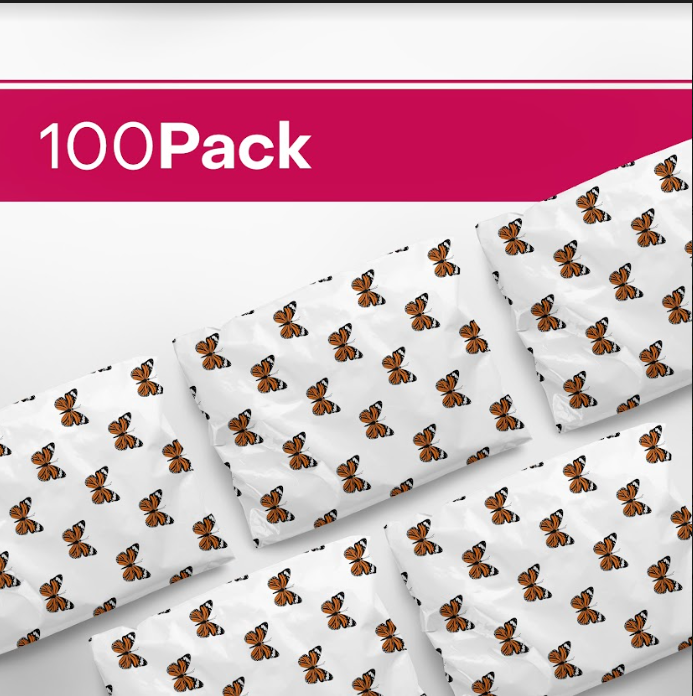 Monarch Butterfly Polymailers 10&quot;x13&quot;