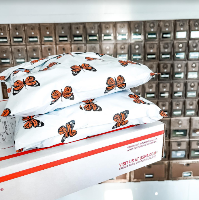 Monarch Butterfly Polymailers 10&quot;x13&quot;