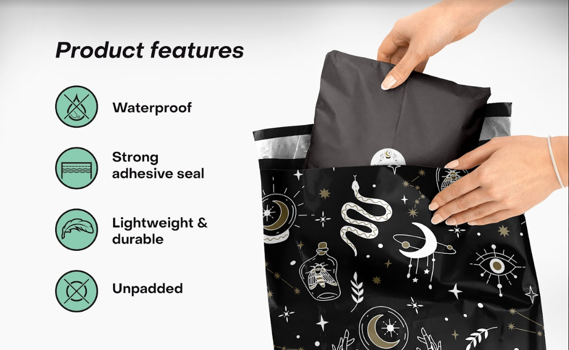 Celestial Magic Polymailers 10&quot;x13&quot;