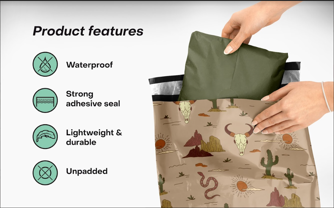 Wild West Polymailers 10x13&quot;