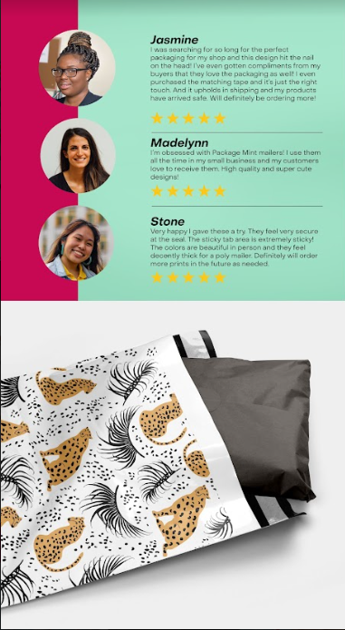 Cheetah Polymailers 10&quot;x13&quot;