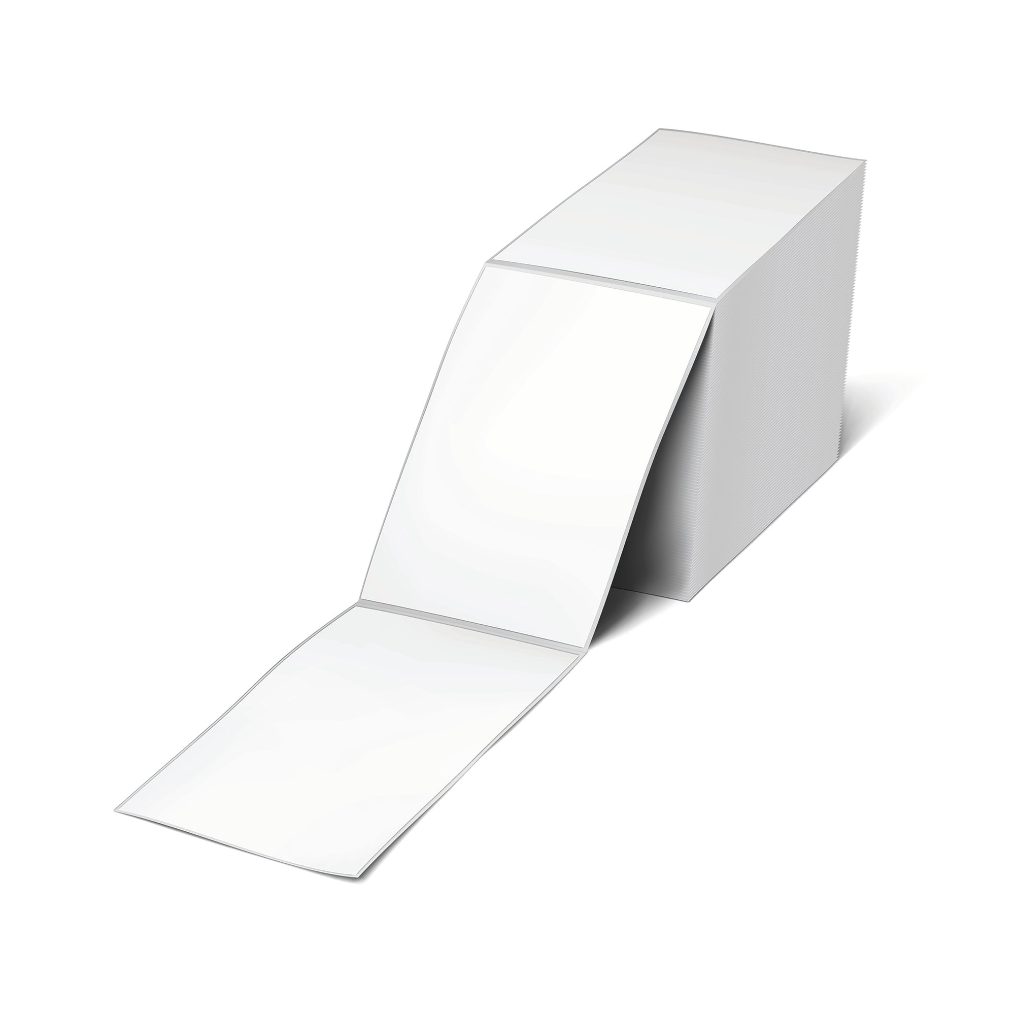 4X6 Thermal Label White Fanfold (500 Count)