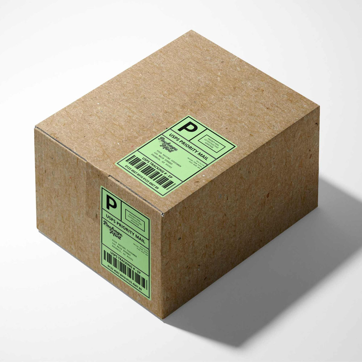 4X6 Thermal Label Green Roll (300 Count)