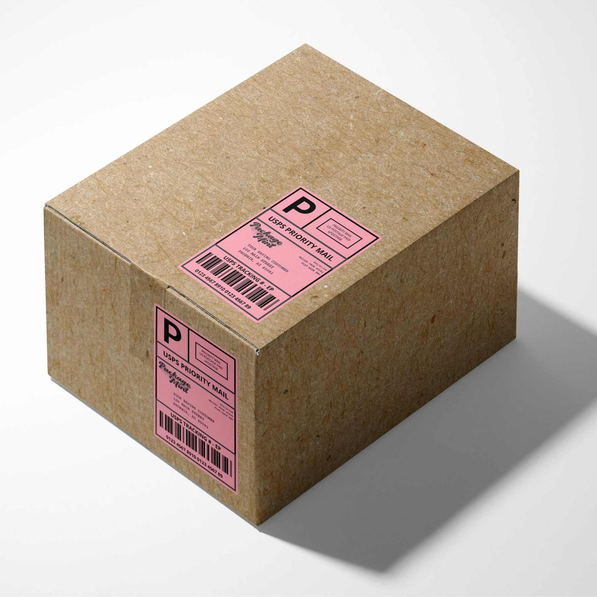 4X6 Thermal Label Pink Roll (300 Count)