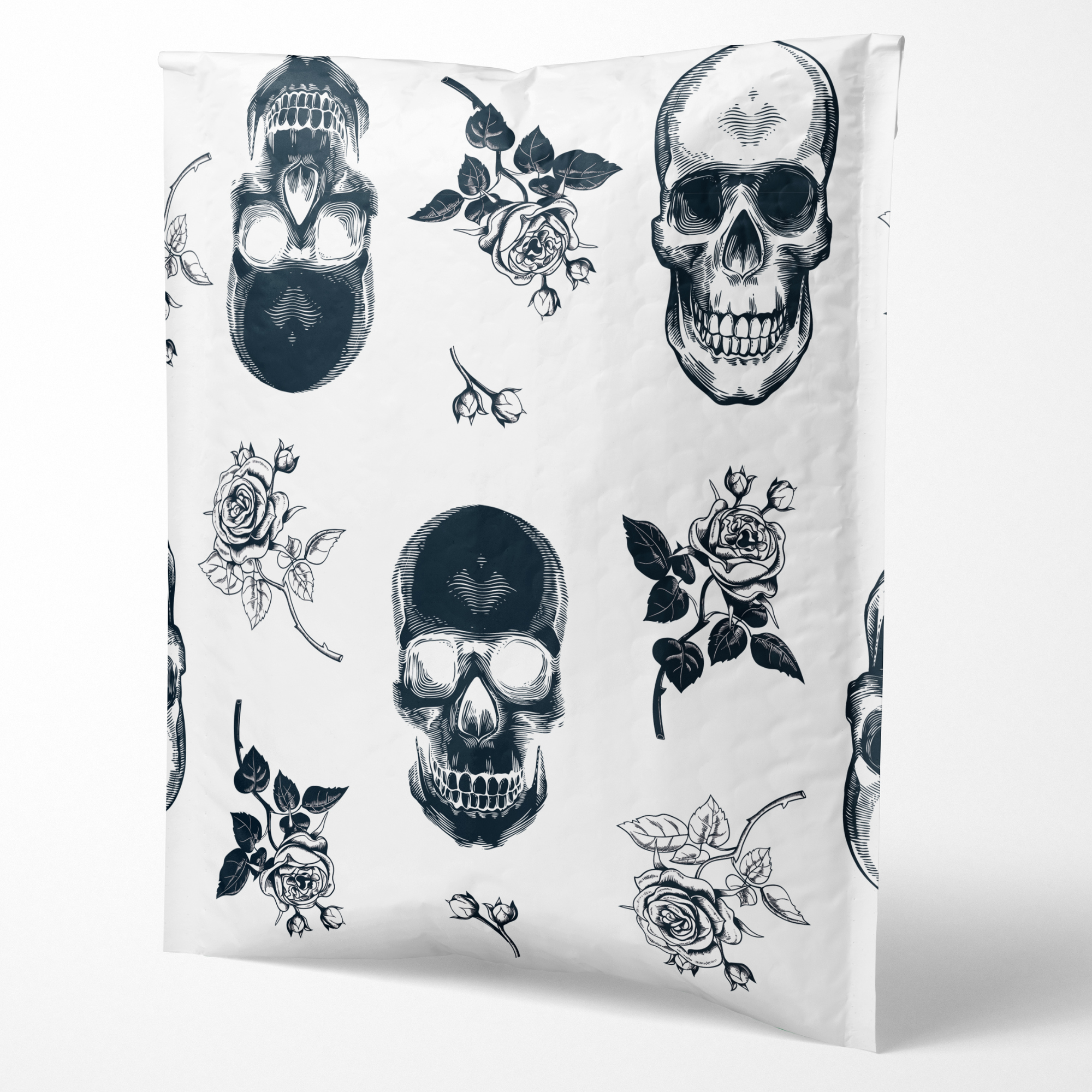 Bubble Mailers Skull Rose 6.5x9 - 25 Count
