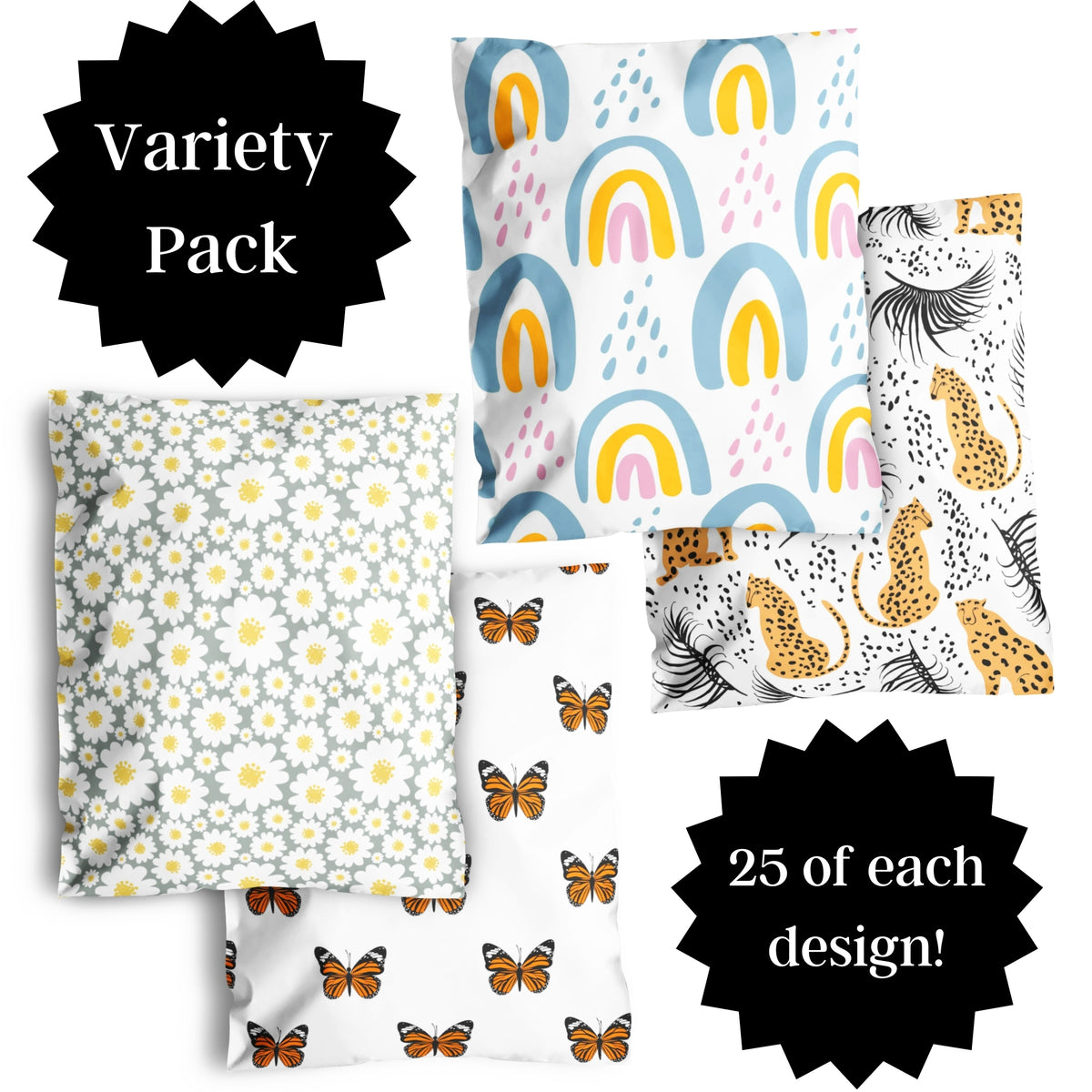 Package Mint Polymailer Variety Pack 10&quot;x13&quot;- 100 Count