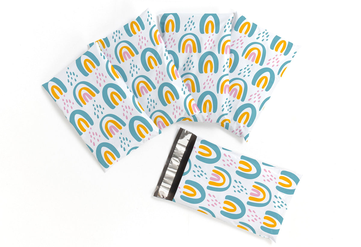 Boho Rainbow Polymailers 6&quot;x9&quot;