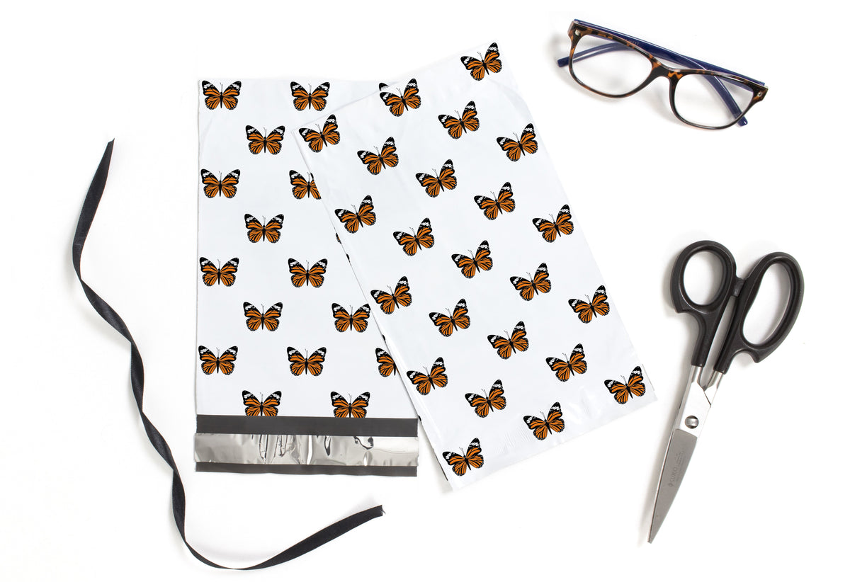 Monarch Butterfly Polymailers 6&quot;x9&quot;