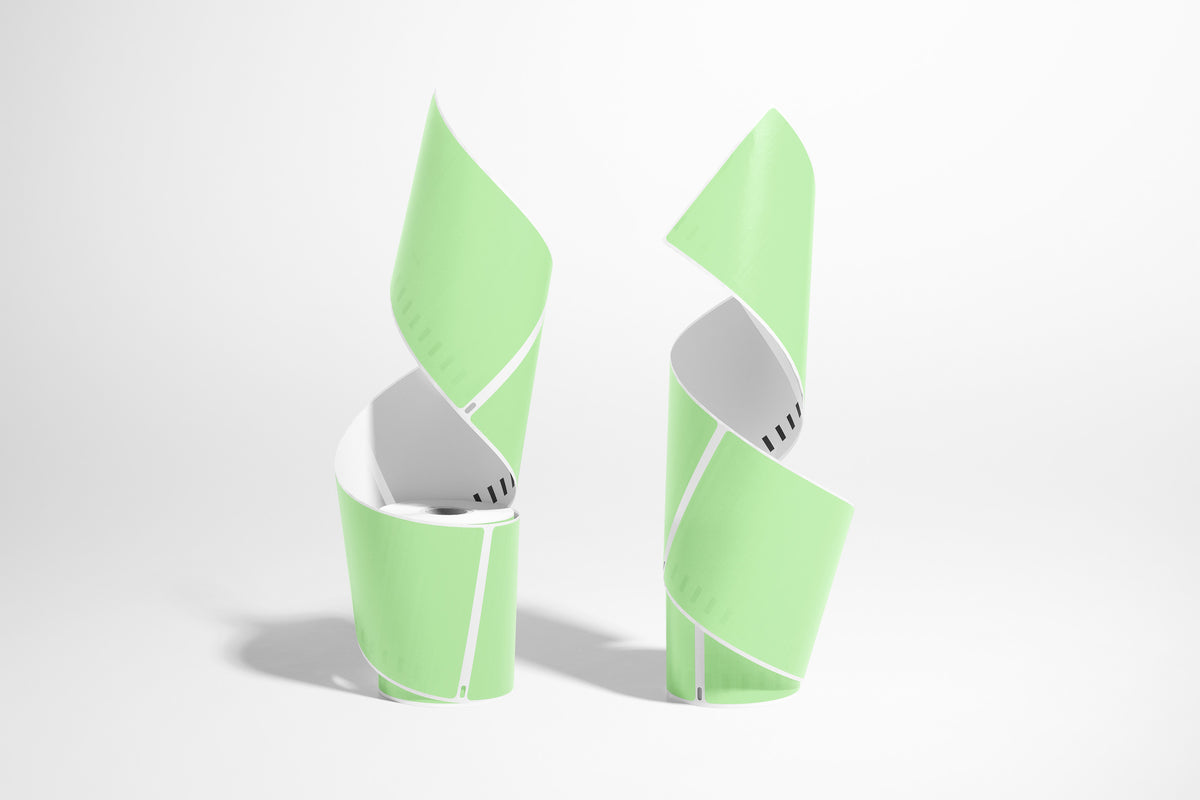 4X6 Thermal Label Green Roll (300 Count)