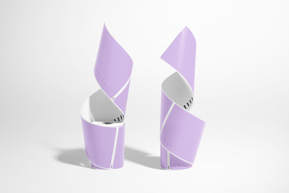 4X6 Thermal Label Purple Roll (300 Count)