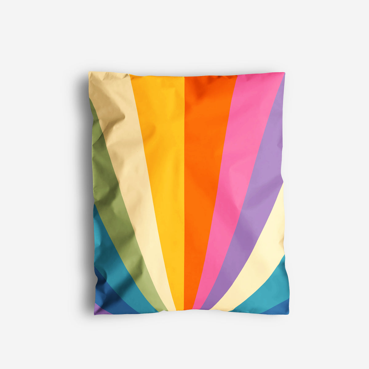 Retro Rainbow Polymailers 10&quot;x13&quot;